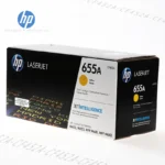 Cartucho de Tóner HP 655A de color Amarillo CF452A para impresoras HP Color LaserJet Enterprise M652, M653, M681, M682