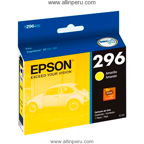 Tinta Epson T296420-AL Amarillo 296