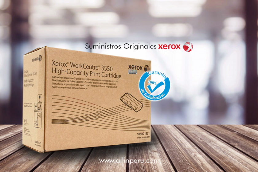 Tóner Xerox 106R01531 Negro