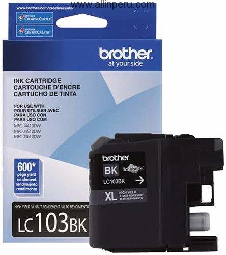 TINTA BROTHER LC-103BK BLACK MFC-J4510DW 600 PAG