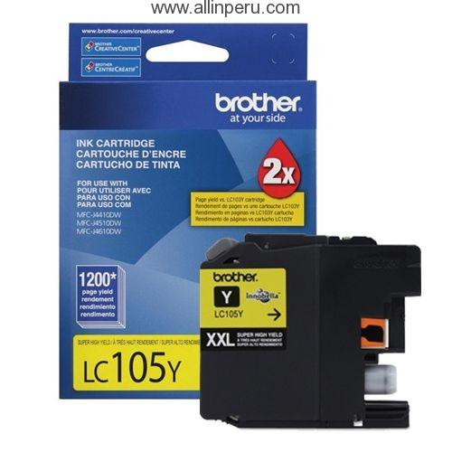 TINTA BROTHER LC-105Y YELLOW MFC-J4510DW 1200 PAG