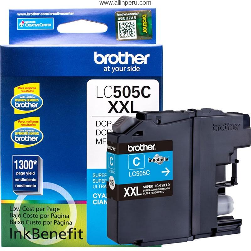 TINTA BROTHER LC-505C CIAN DCPJ100 / 105 / 200