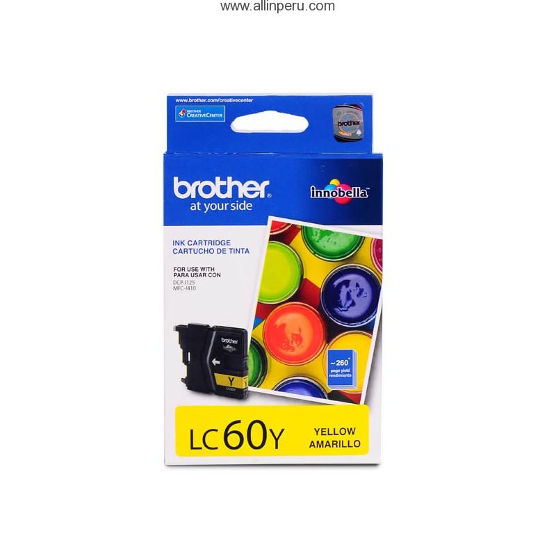 TINTA BROTHER LC-60Y MFC-J410 YELLOW