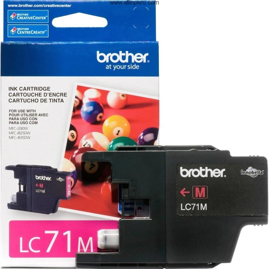 TINTA BROTHER LC-71M MFC-J430W MAGENTA 300PG