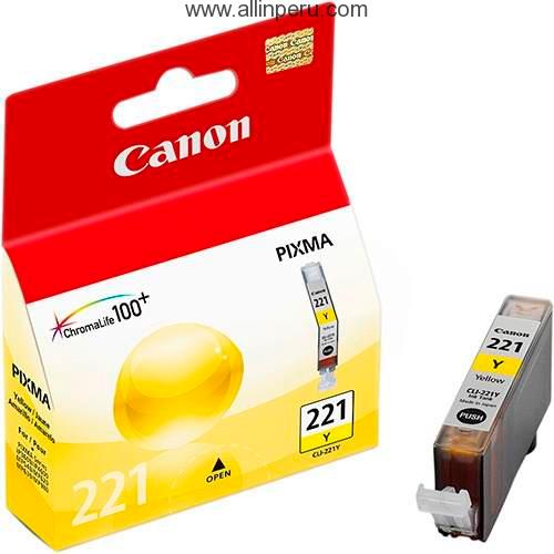 Tinta Canon CLI-221 Amarillo