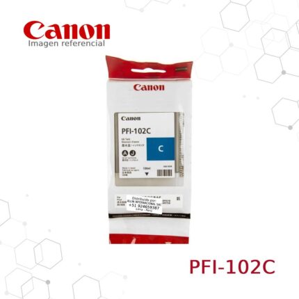 Tinta Canon PFI-102C Cian