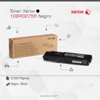 Toner Xerox 106R02755 Negro