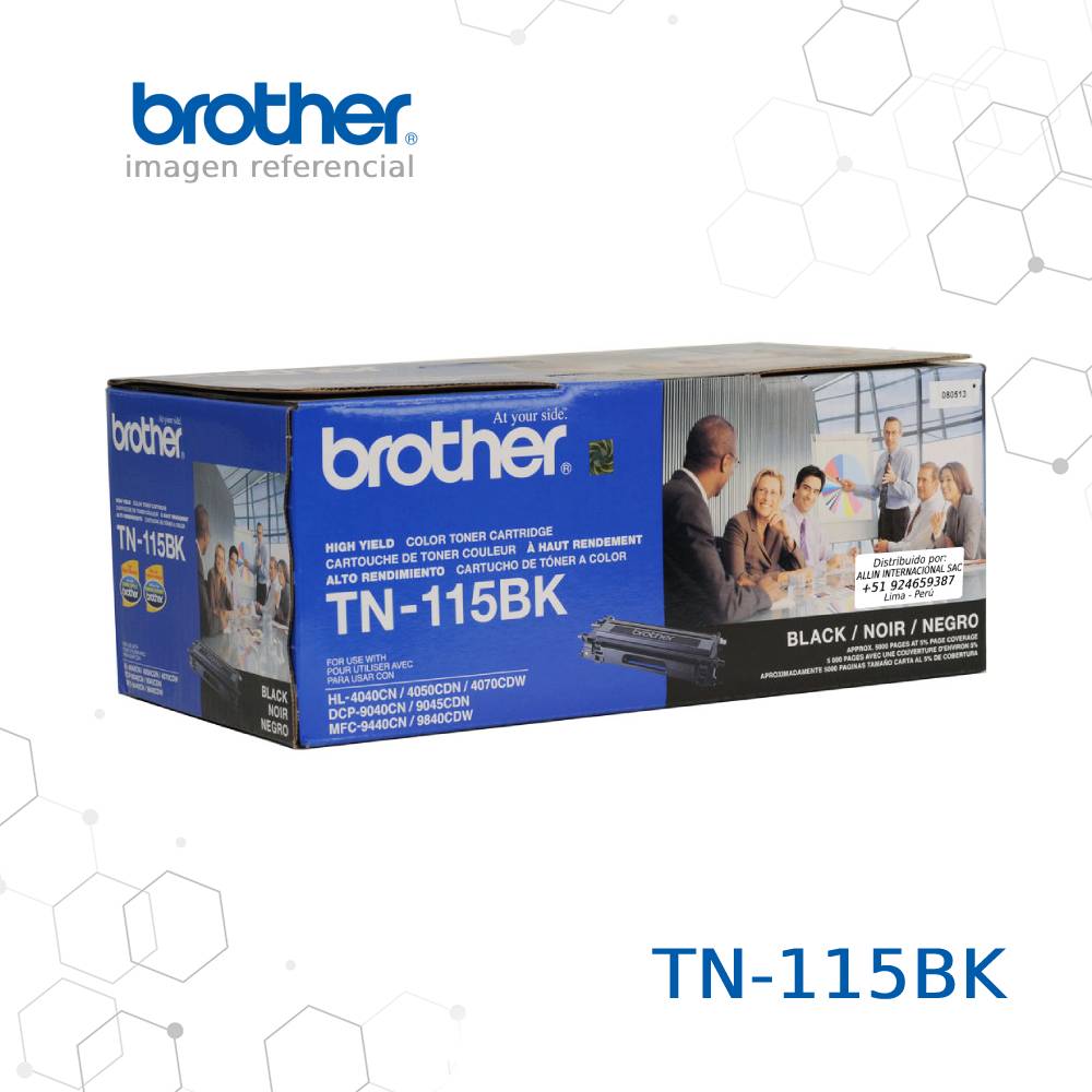 Cartucho de Tóner Brother TN-115BK Negro