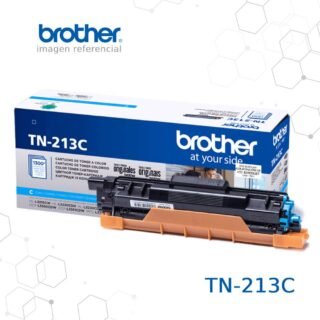 Cartucho de Tóner Brother TN-213C Cian 1300 Páginas.