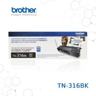 Cartucho de Tóner Brother TN-316BK Negro