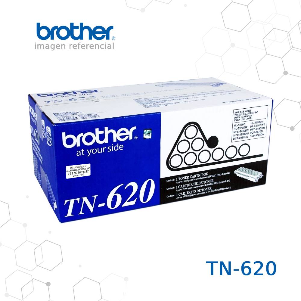 Cartucho de Tóner Brother TN-620 Negro