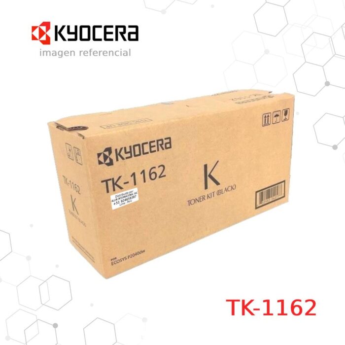 Cartucho de Tóner Kyocera TK-1162 Negro