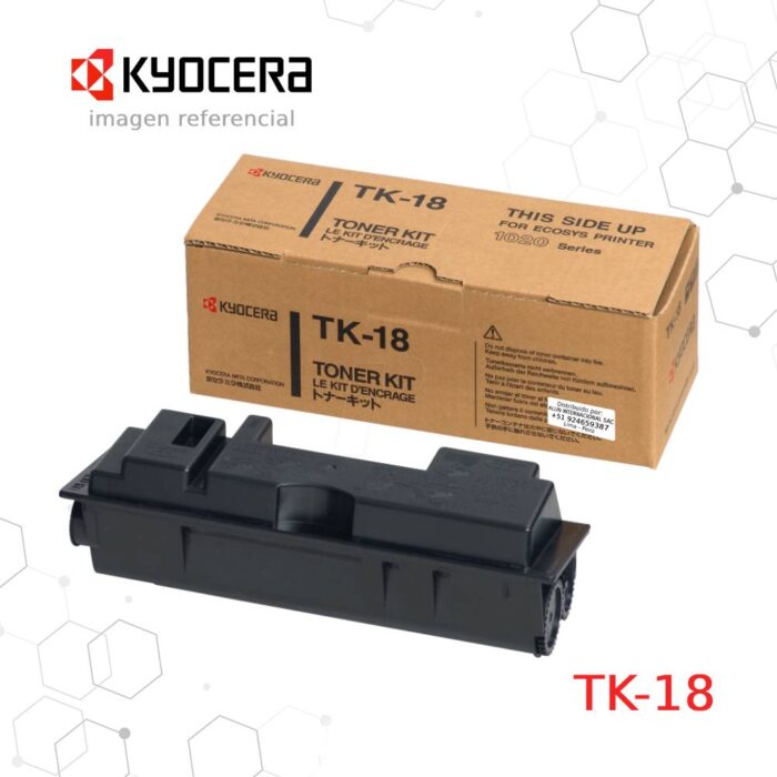 Cartucho de Tóner Kyocera TK-18 Negro