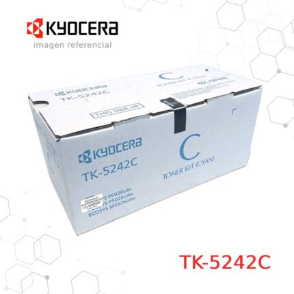 Cartucho de Tóner Kyocera TK-5242C Cyan