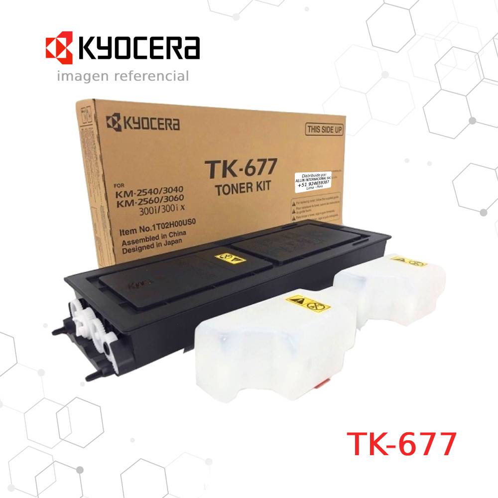 Cartucho de Tóner Kyocera TK-677 Negro