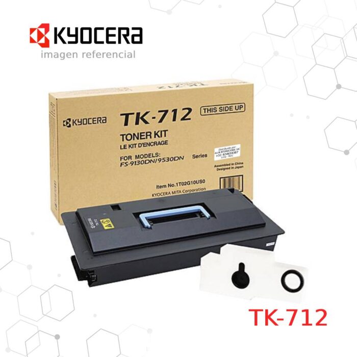 Cartucho de Tóner Kyocera TK-712 Negro