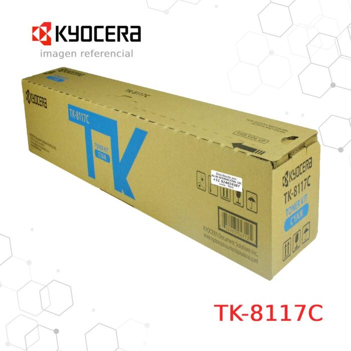 Cartucho de Tóner Kyocera TK-8117C Cyan