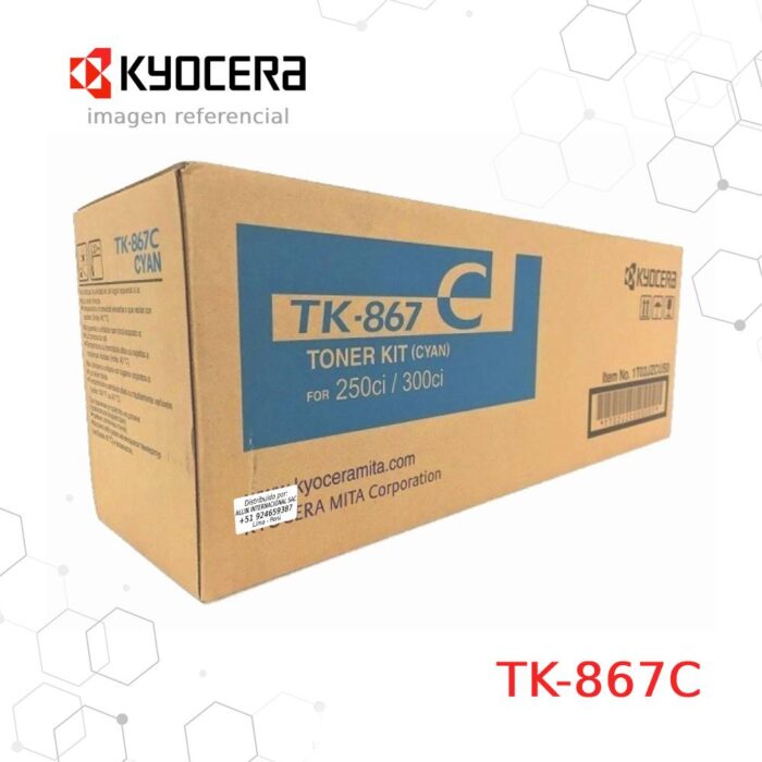 Cartucho de Tóner Kyocera TK-867C Cyan