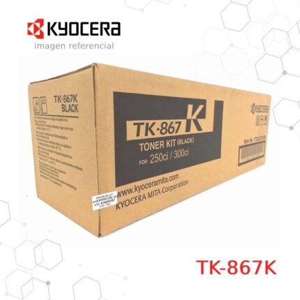 Cartucho de Tóner Kyocera TK-867K Negro