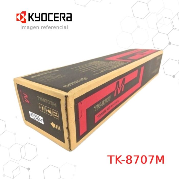 Cartucho de Tóner Kyocera TK-8707M Magenta
