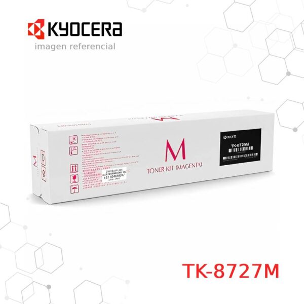 Cartucho de Tóner Kyocera TK-8727M Magenta