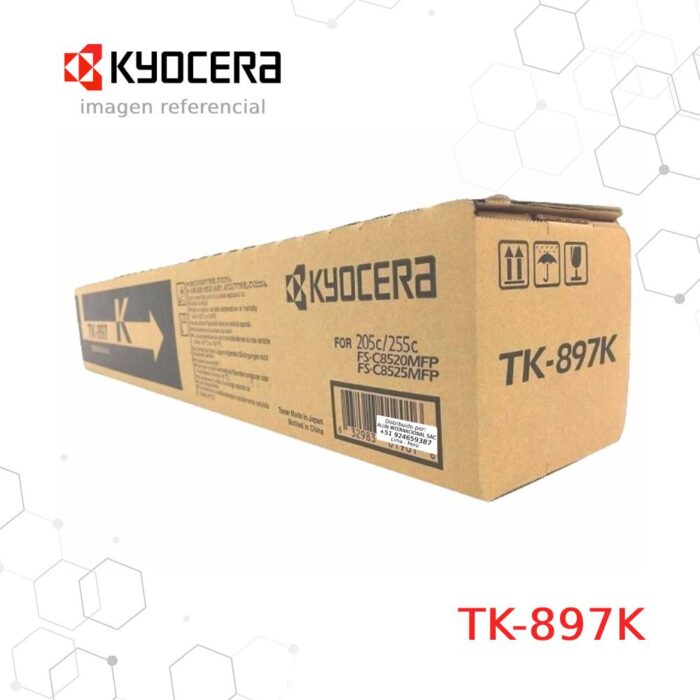 Cartucho de Tóner Kyocera TK-897K Negro