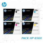 Cartuchos de tóner HP Pack 656X CF460X CF461X CF462X CF463X negro cian magenta amarillo