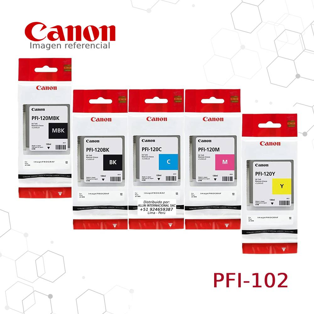 Cartucho de tinta Canon Pack PFI-102