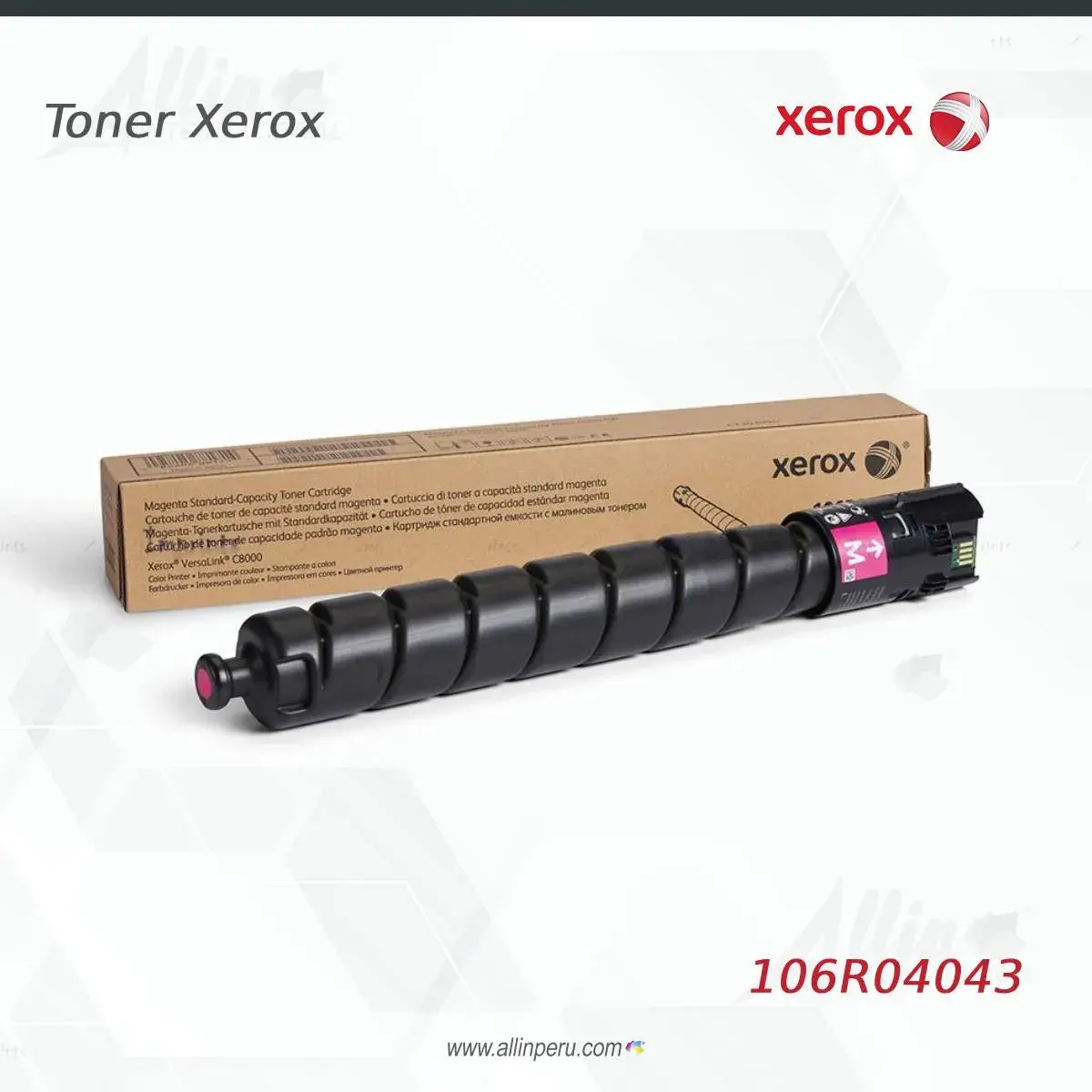 Toner Xerox 106R04043 para impresora VersaLink C9000