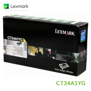 Tóner Lexmark C734A1YG este cartucho está hecho para impresoras Lexmark X736de