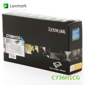 Tóner Lexmark C736H1CG este cartucho está hecho para impresoras Lexmark X738de