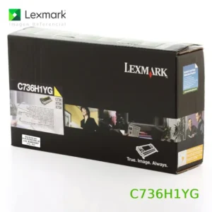 Tóner Lexmark C736H1YG este cartucho está hecho para impresoras Lexmark X738de