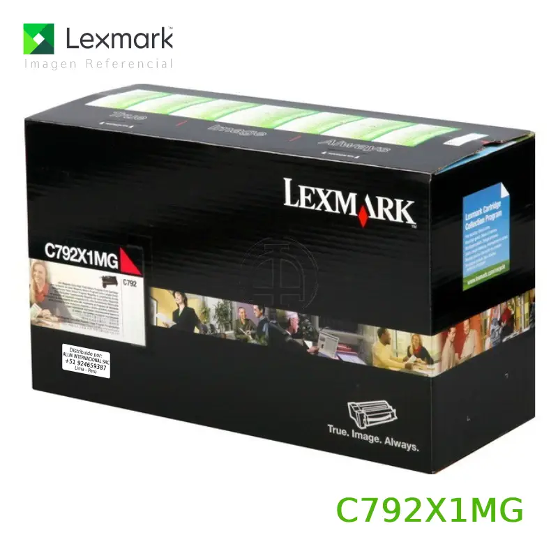 Tóner Lexmark C792X1MG este cartucho está hecho para impresoras Lexmark C792de