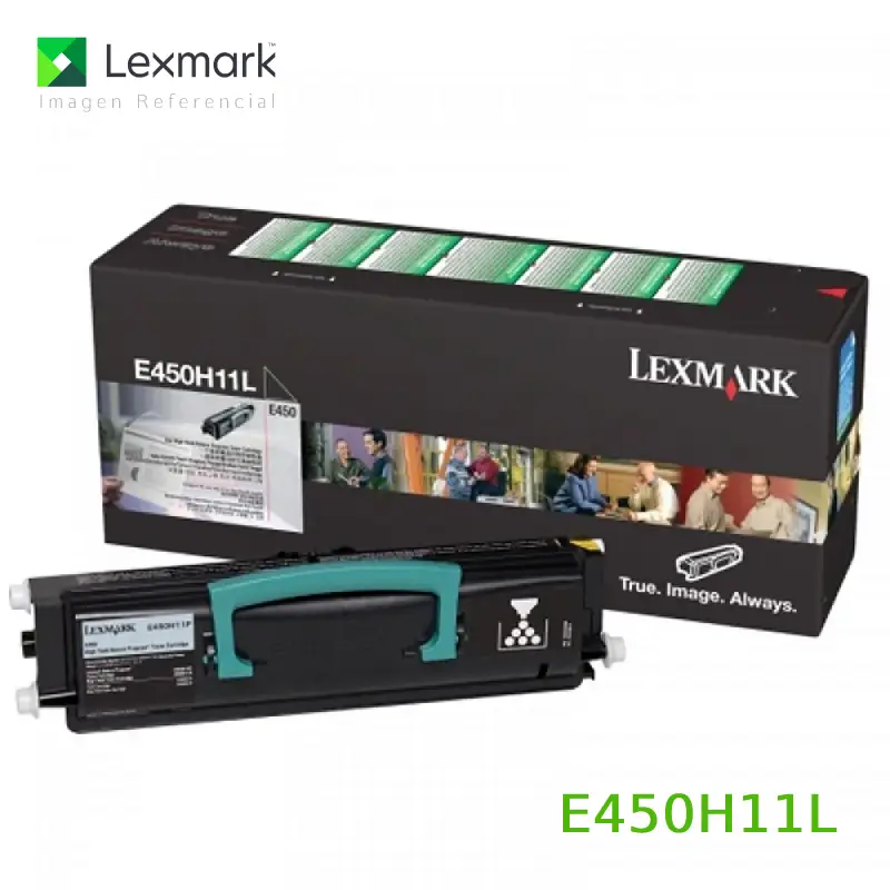 Tóner Lexmark E450H11L este cartucho está hecho para impresoras Lexmark E450dn