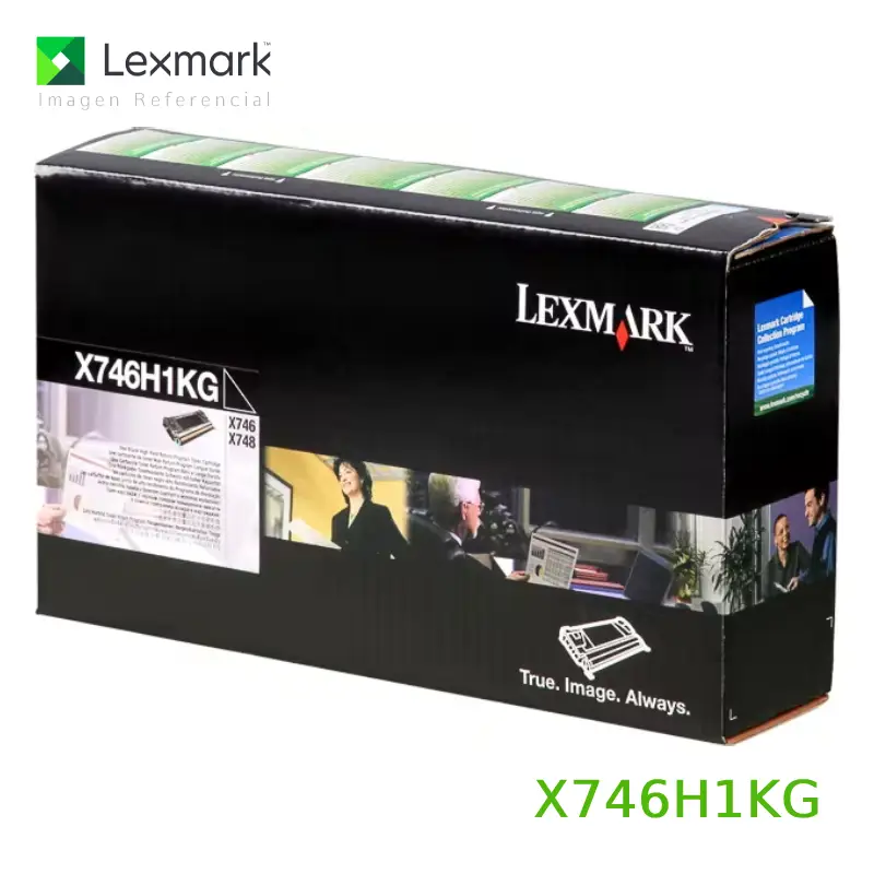 Tóner Lexmark X746H1KG este cartucho está hecho para impresoras Lexmark X748dte