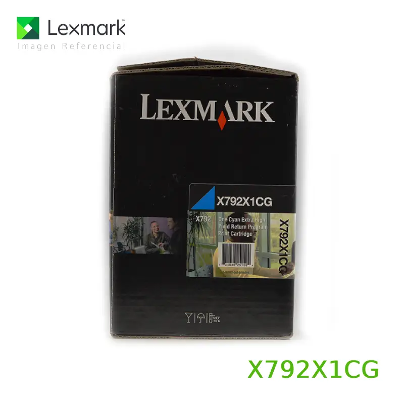 Tóner Lexmark X792X1CG este cartucho está hecho para impresoras Lexmark X792dte