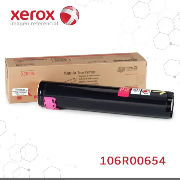 Tóner Xerox 106R00654 este cartucho está hecho para impresoras Phaser 7750
