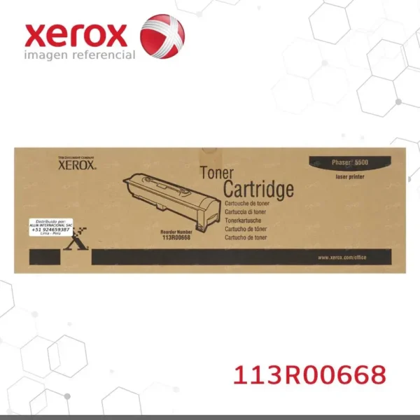 Tóner Xerox 113R00668 este cartucho está hecho para impresoras Phaser 5500