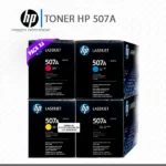Kit Tóner HP 507A con códigos CE400A, CE401A, CE402A y CE403A para impresoras HP LaserJet Enterprise 500 Color M551, M570 y M575