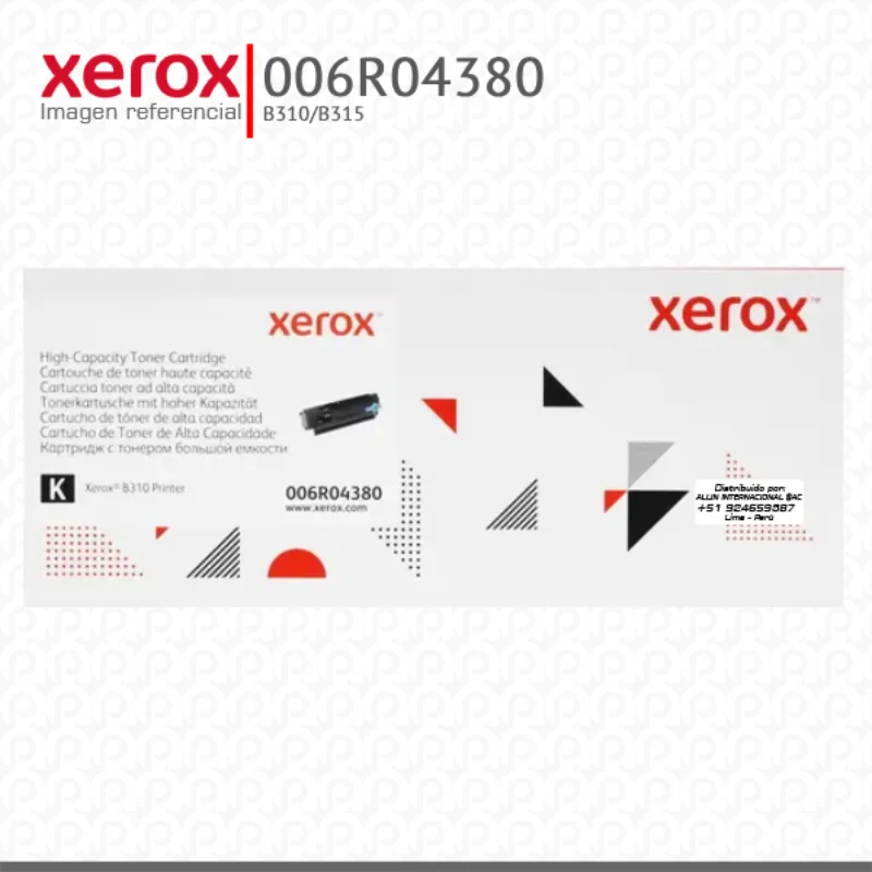 TONER XEROX 006R04380 PARA B305, B310, B315