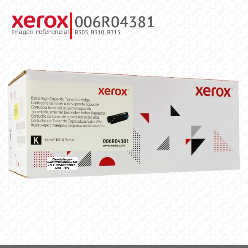 TONER XEROX 006R04381 PARA B310/B315