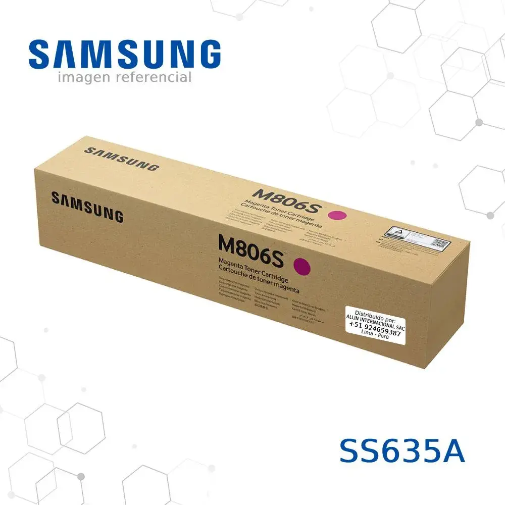 Tóner SS635A Samsung CLT-M806S este cartucho es compatible con impresoras Samsung MultiXpress X-Serie 7400