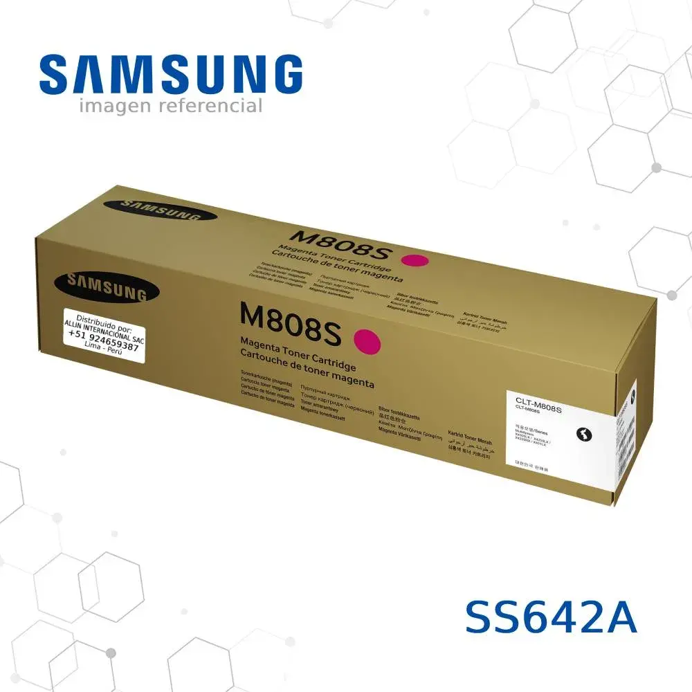 Tóner SS642A Samsung CLT-M808S este cartucho es compatible con impresoras Samsung MultiXpress K4250RX
