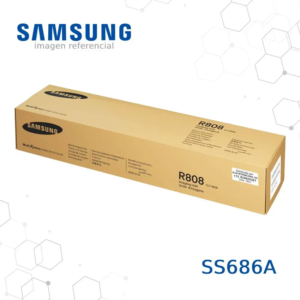 Tóner SS686A Samsung CLT-R808 este cartucho es compatible con impresoras Samsung SL-X4300LX