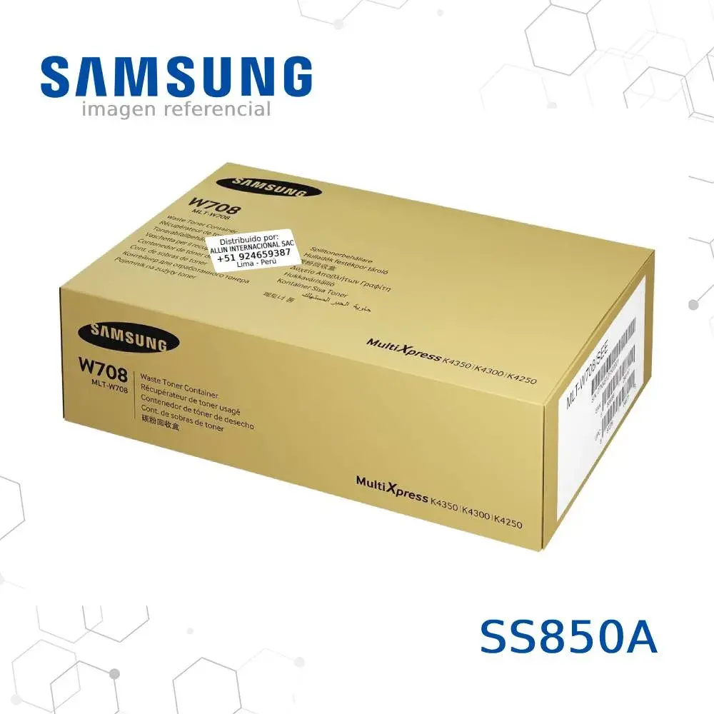 Tóner SS850A Samsung MLT-W708 este cartucho es compatible con impresoras Samsung SL-K4350LX