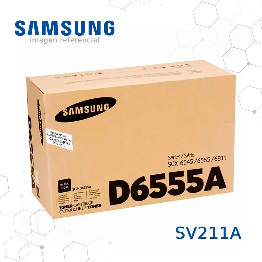 Tóner SV211A Samsung SCX-D6555A este cartucho es compatible con impresoras Samsung SCX-6555N