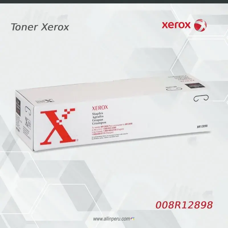 Toner Xerox 008R12898 Negro 15K Grapas ColorQube 9201, 9202, 9203, 5765, 5775, 5790