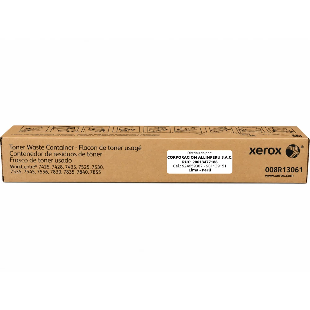 Foto de contenedor de residuos Xerox 008R13061 original vista frontal