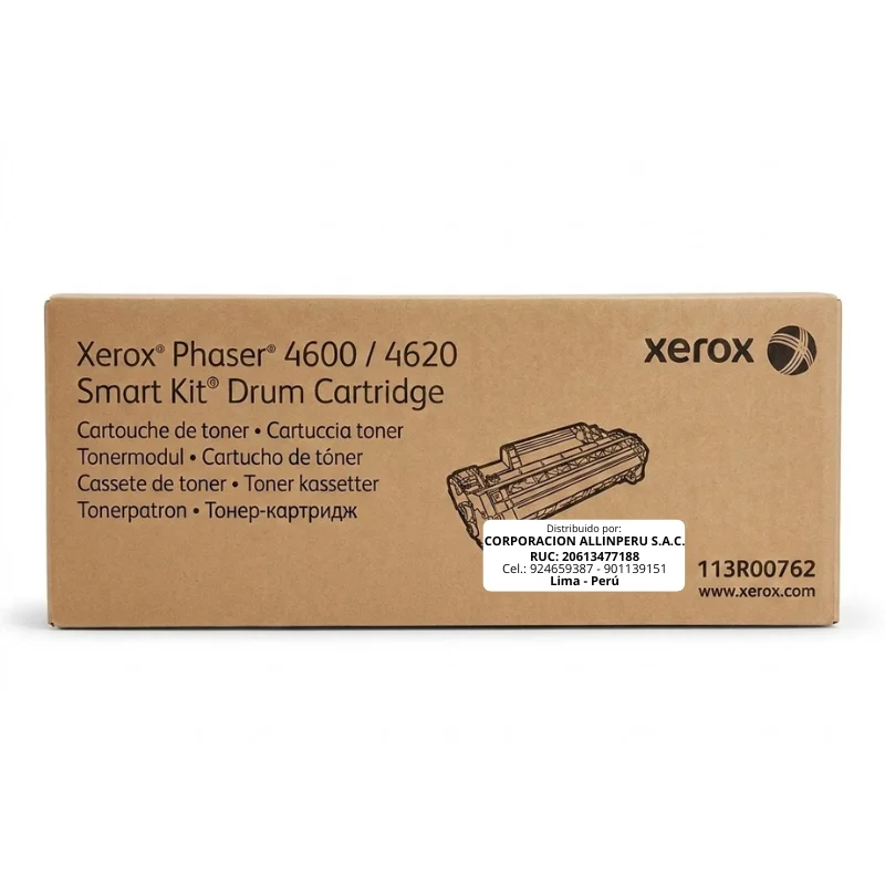 Foto de tambor Xerox 113R00762 Phaser 4600 4620 original en vista frontal