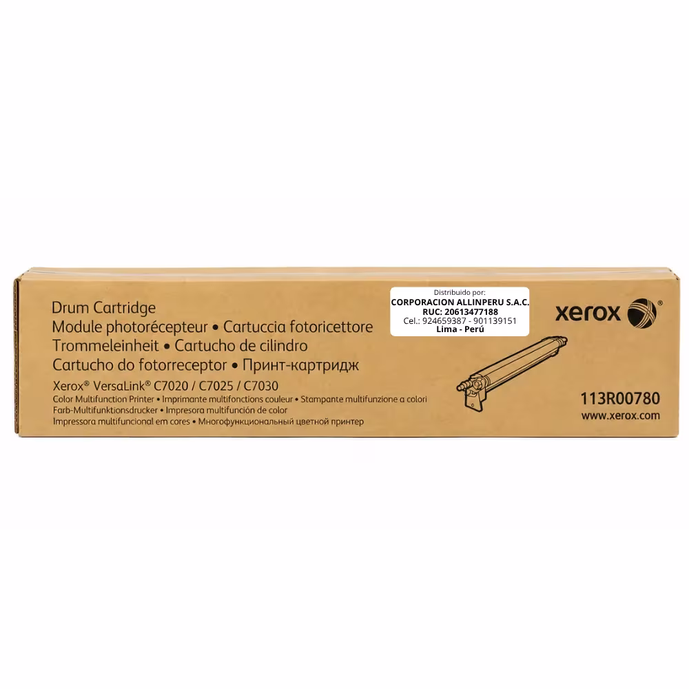 Foto de drum Xerox 113R00780 VersaLink C7020 original en vista frontal